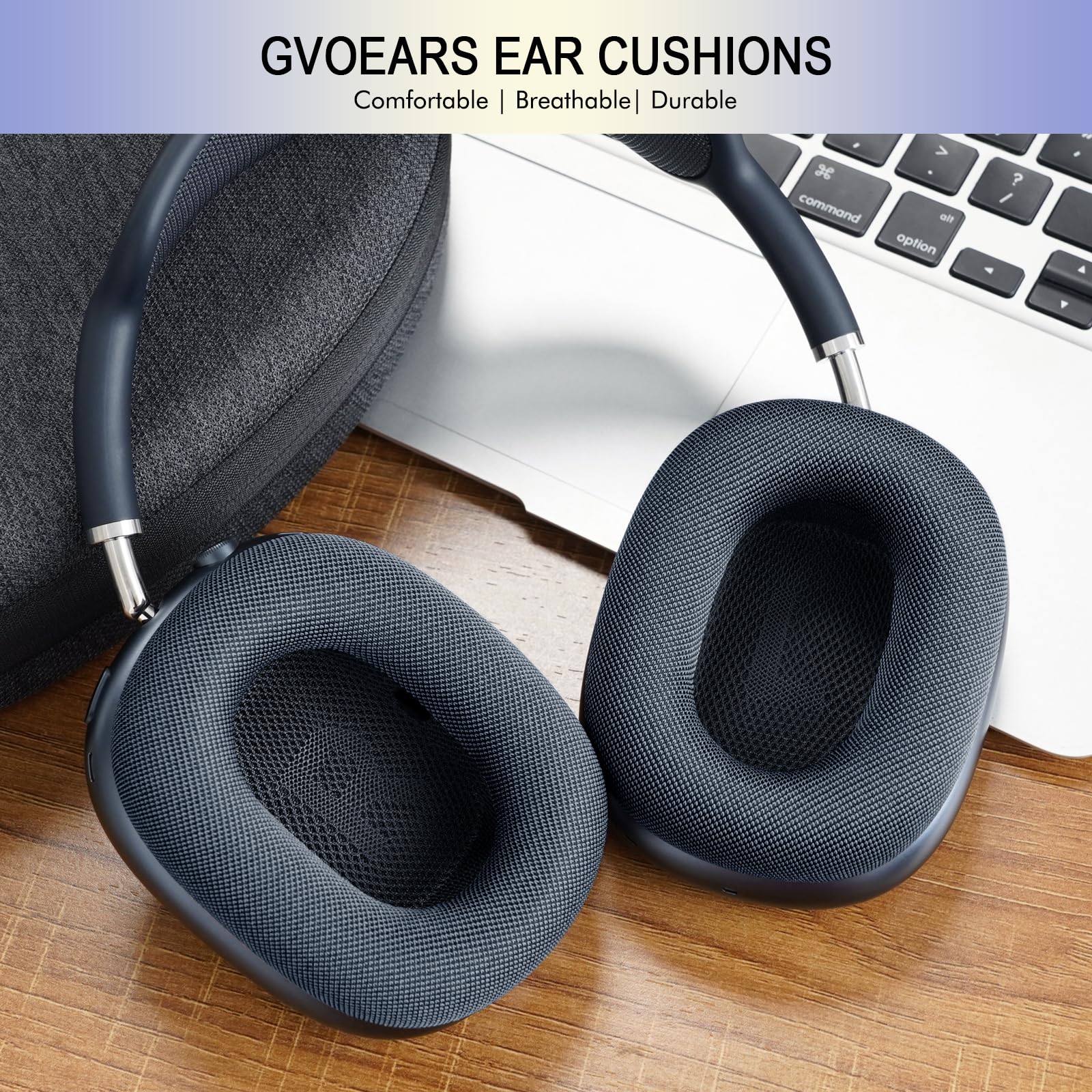Ear Cushions for AirPods Max - Mesh Fabric Ear Cups Cover Replacement - Upgraded Cushion for Apple Air Pods Max Headphones (Green)
