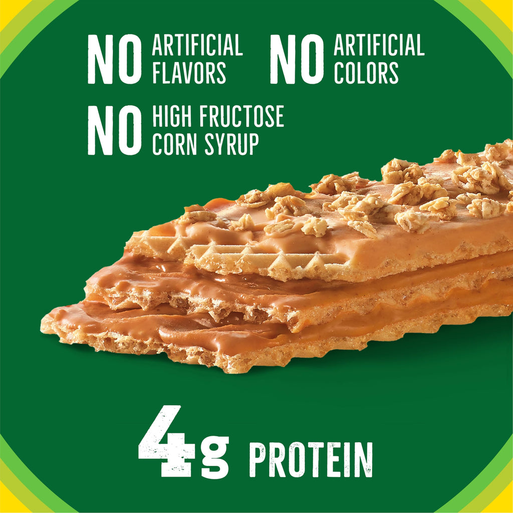 Nature Valley Crispy Creamy Wafer Bars, Blueberry, Whole Grain, 5 Bars, 6.5 oz