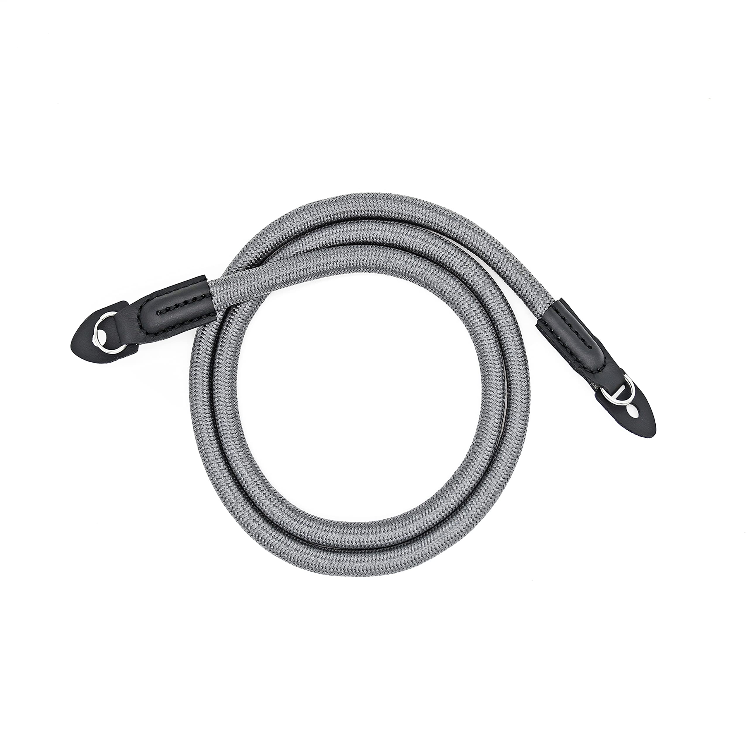 Camera Strap Vintage 100cm Nylon Climbing Rope Camera Neck Shoulder Strap for Micro Single and DSLR Camera.(Black)