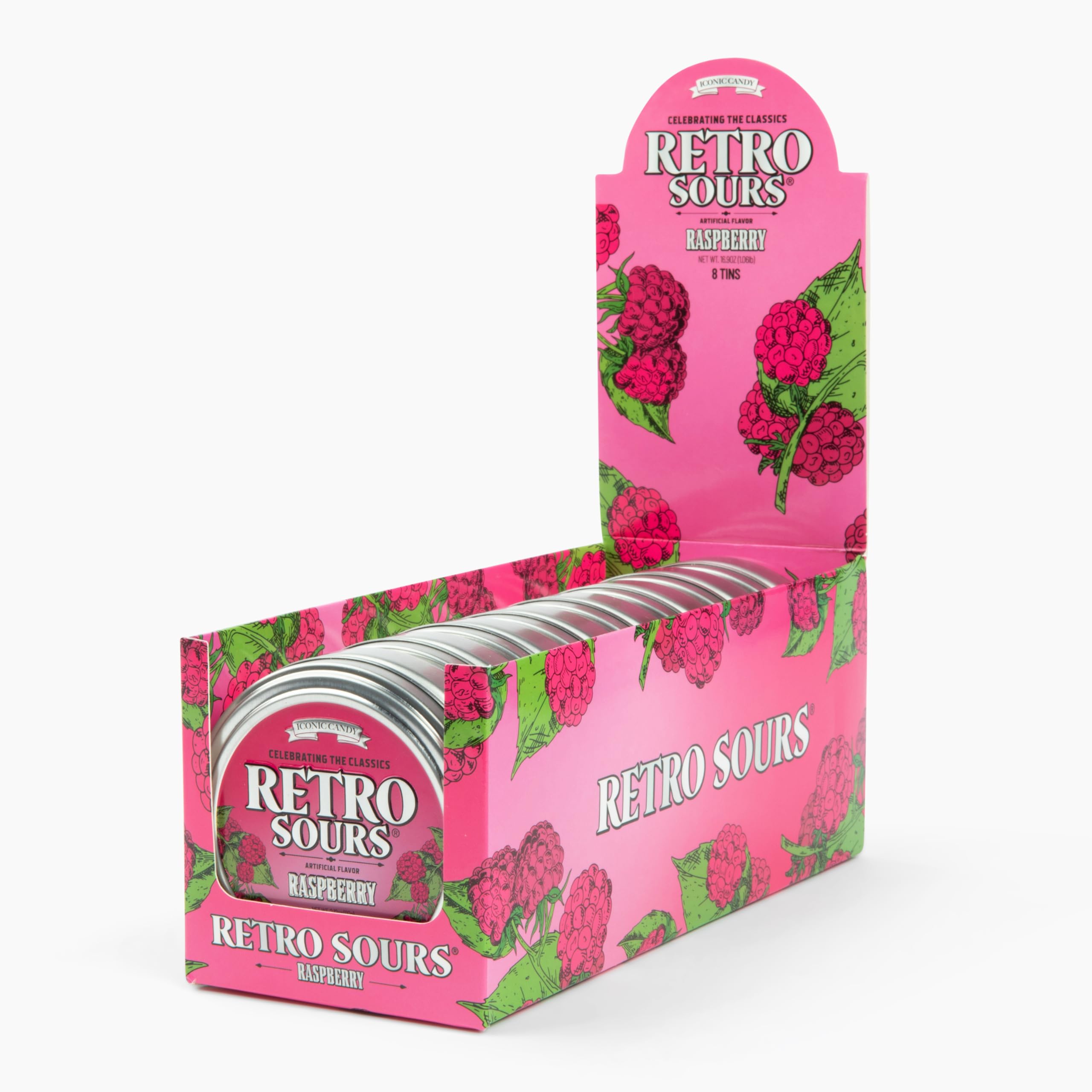 Retro Sours | Hard Tangy Candy | Brought To You By Iconic Candy (1, Red Apple)
