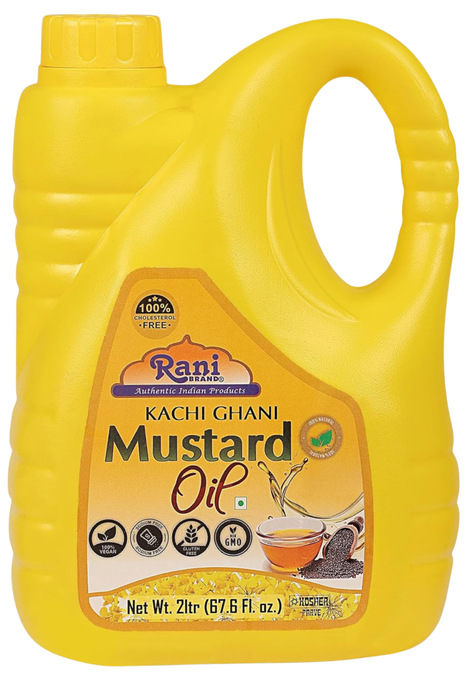 Rani Premium Oils Combo Set of 3 - Peanut Oil, Mustard Oil, Sesame Oil 16.9 Ounce (500ml) ~ Cold Pressed | 100% Natural | Kosher | NON-GMO | Vegan | Gluten Free