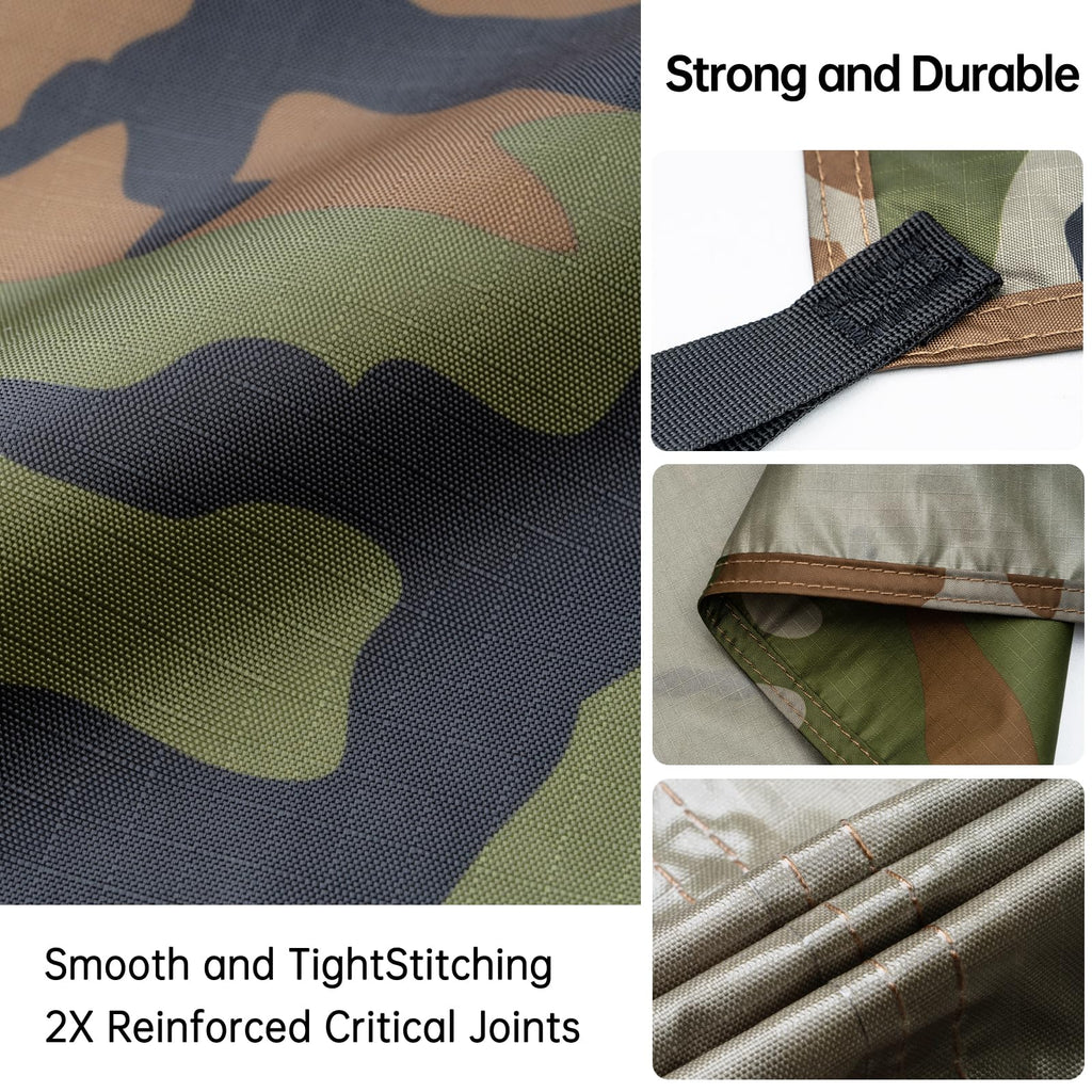 Free Soldier Waterproof Portable Tarp Multifunctional Outdoor Camping Traveling Awning Backpacking Tarp shelter Rain Tarp