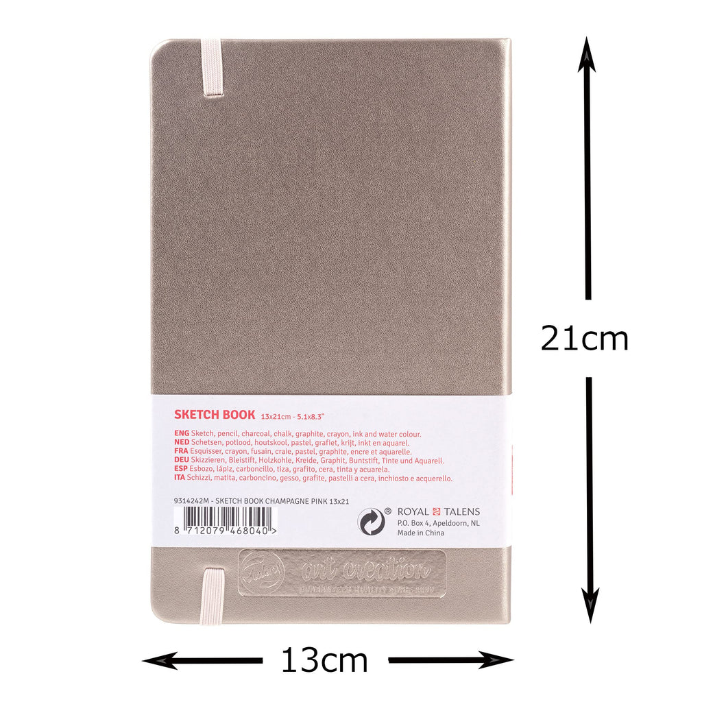 Talens Art Creation Sketchbook 80 Sheets, 13 cm x 21 cm, Black
