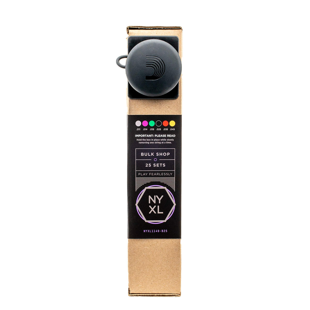 D'Addario Electric Guitar Strings, NYXL Nickel Plated, NYXL1149, Medium Gauge 11-49, 6-String Set, Pack of 1
