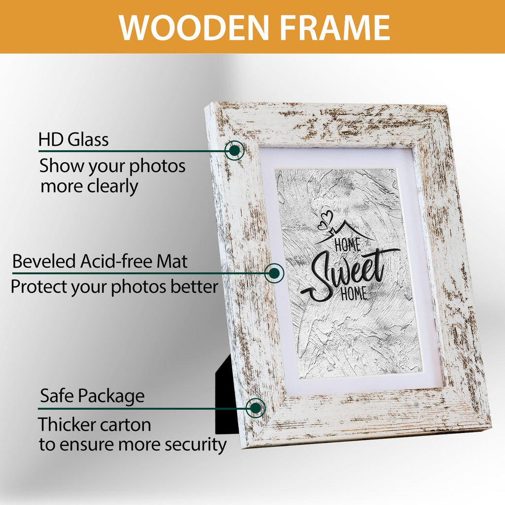 Califortree Black 11x14 Picture Frame - Display Photos 8x10 with Mat or 11x14 Without Mat - HD Glass Inside, Set of 2
