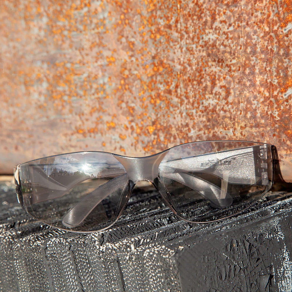 BISON LIFE Clear Safety Glasses – ANSI Z87.1 Certified Scratch & Impact Resistant Eye Protection Goggles for Men & Women
