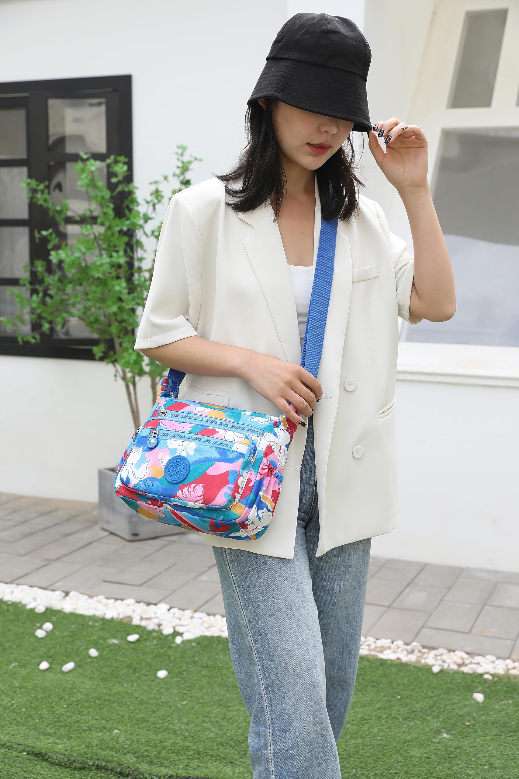 Pealwel Women Shoulder Handbag Roomy Multiple Pockets Bag Ladies Crossbody Purse Tote Top Handle Satchel