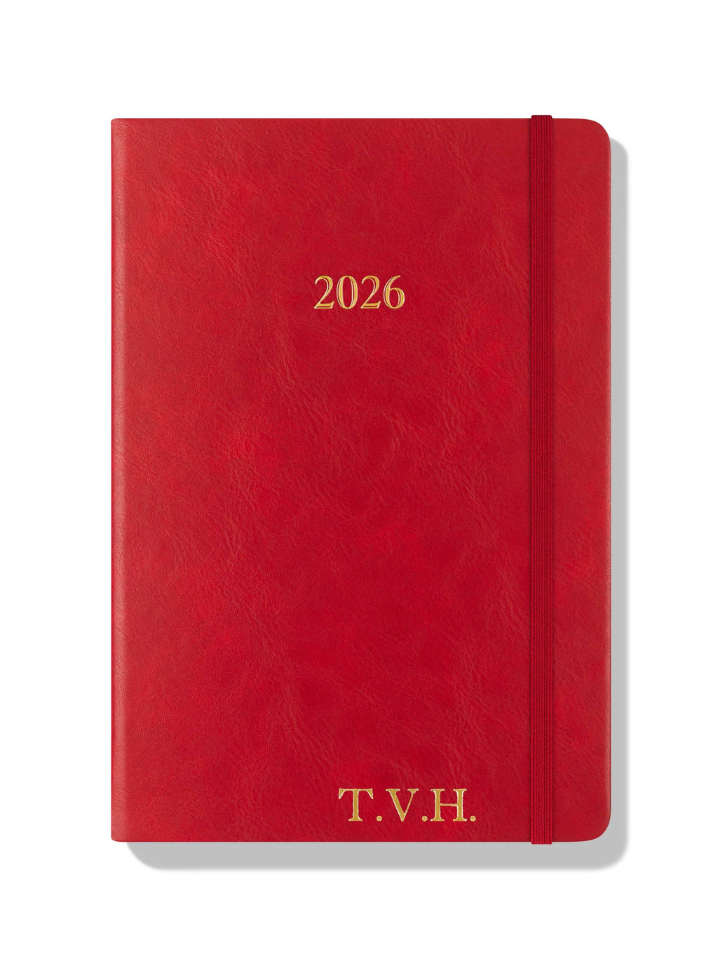 Wykeham's Executive 2026 Daily Journal Planner – US Public Holidays & Format – Customization Available (Brown, 6" x 4.5")