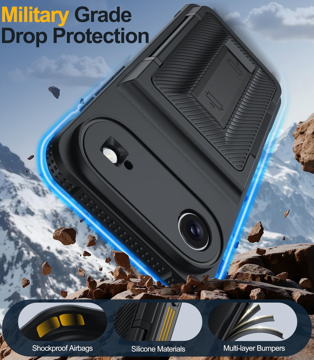 Oneagle Wallet for iPhone 16 Pro Max Case with Card Holder (4-5 Cards) [RFID Blocking] [Privacy Screen Protector] Full Camera Protection & Kickstand, 15FT Shockproof Phone Case for iPhone 16 Pro Max