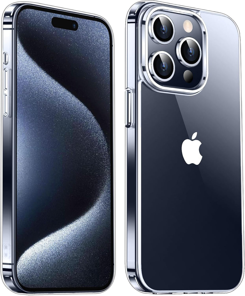 Designed for iPhone 15 Pro Max Case Clear, [Crystal Clear][Anti-Yellowing][Military-Grade Drop Protection] Slim Shockproof Protective Cover Phone Case for iPhone 15 Pro Max 6.7"
