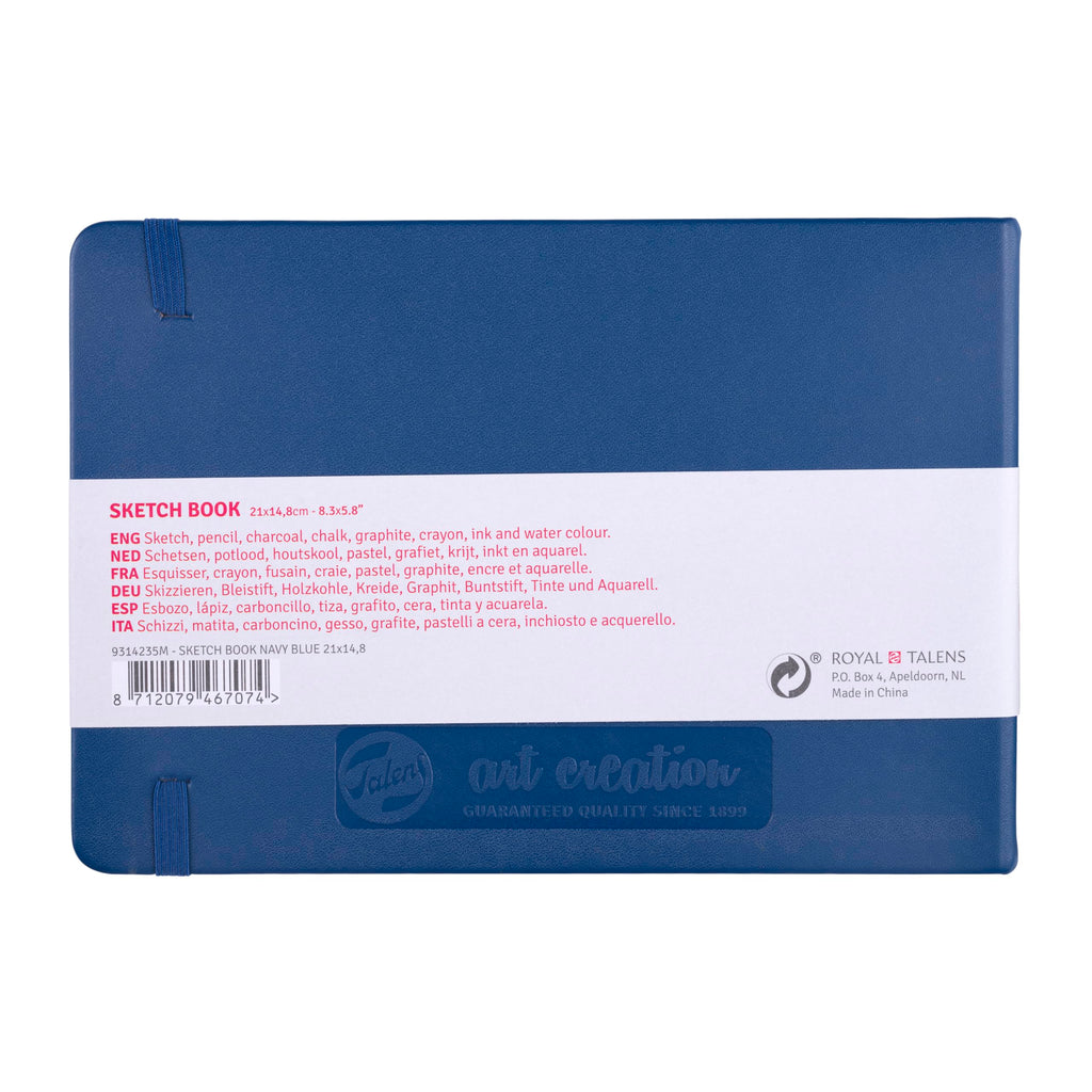 Talens Art Creation Sketchbook 80 Sheets, 13 cm x 21 cm, Black