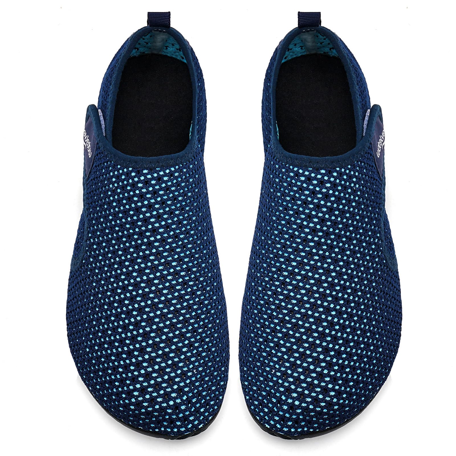 WateLves Water Shoes for Women Men Swim Beach Aqua Socks Quick Dry Barefoot House Slippers Travel Shoes with Adjustable Magic Tape for Pool Diving Boating Yoga Surf