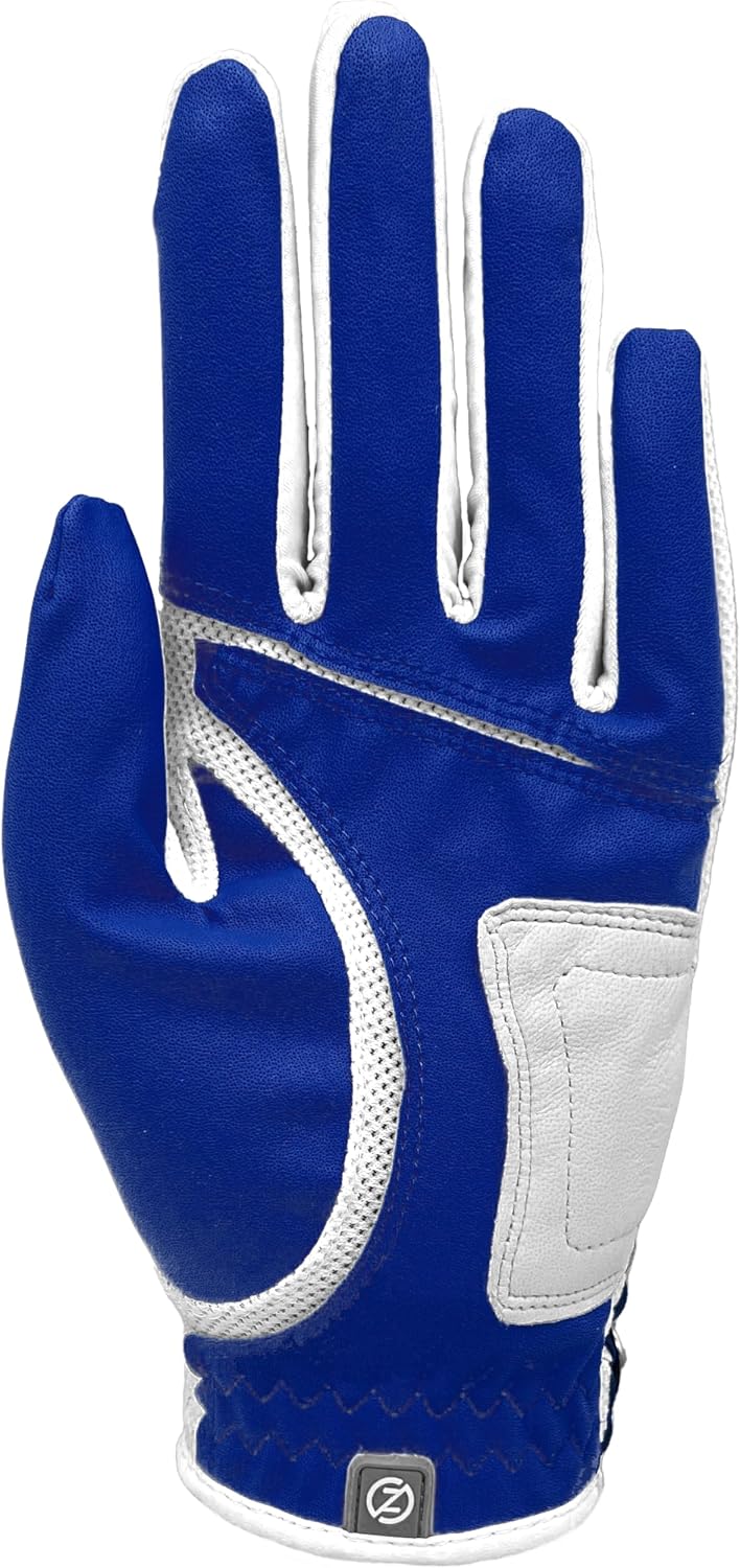 Zero Friction Women's Compression-Fit Synthetic Golf Gloves, Universal Fit
