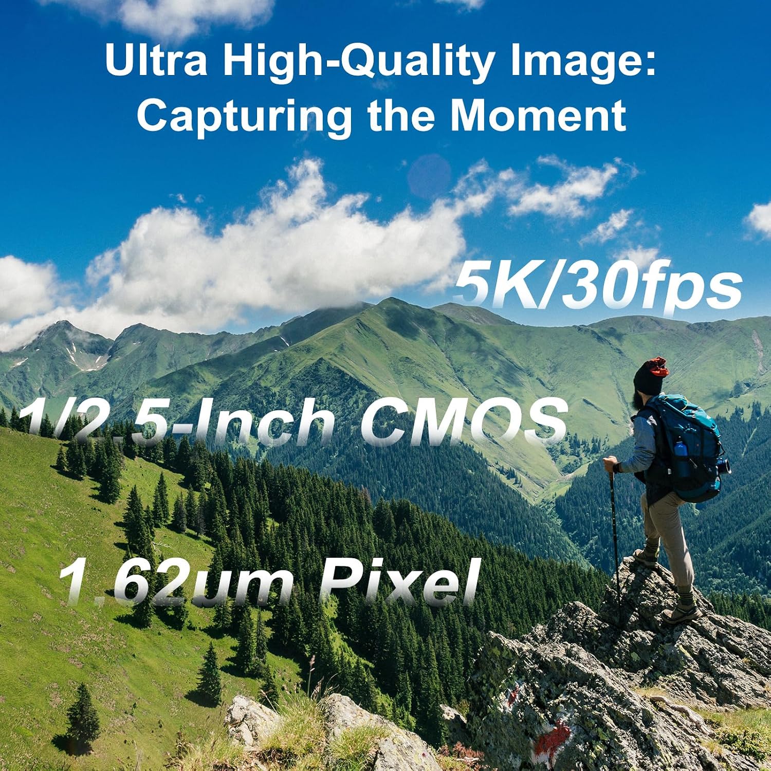 ORDRO 5K Video Camcorder, M3 48MP UHD 4K/60fps Handheld Digital Camera, 3.5'' Rotatable IPS Screen 3250mAh Battery WiFi IR Night Vision Camera with 64G Card for YouTube Vlogs