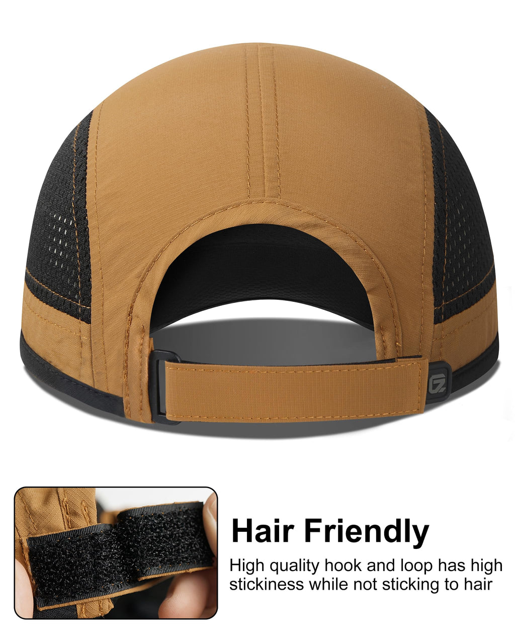 GADIEMKENSD Mens Folding Outdoor Hat Long Brim UPF 50+ Sun Protection