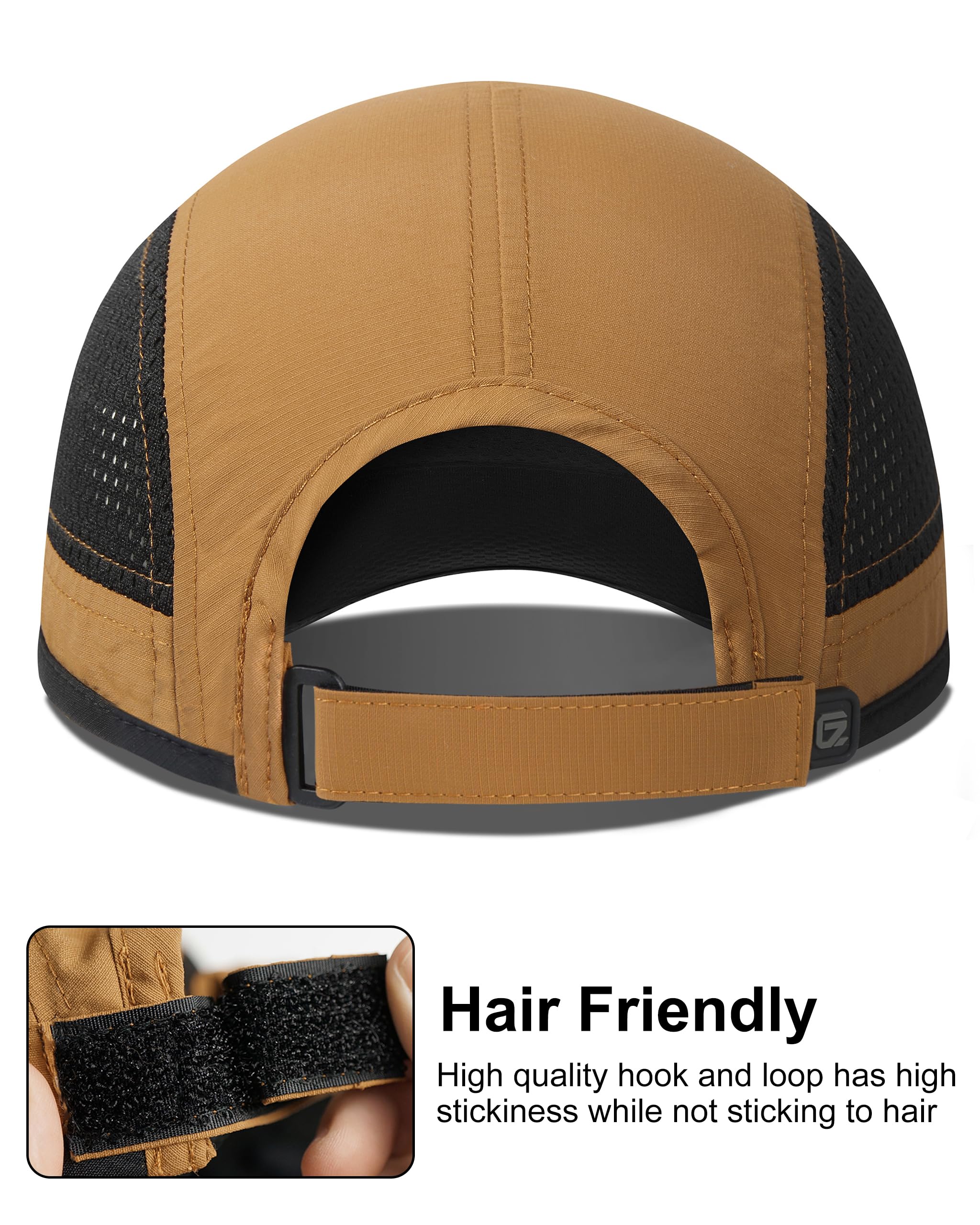 GADIEMKENSD Mens Folding Outdoor Hat Long Brim UPF 50+ Sun Protection