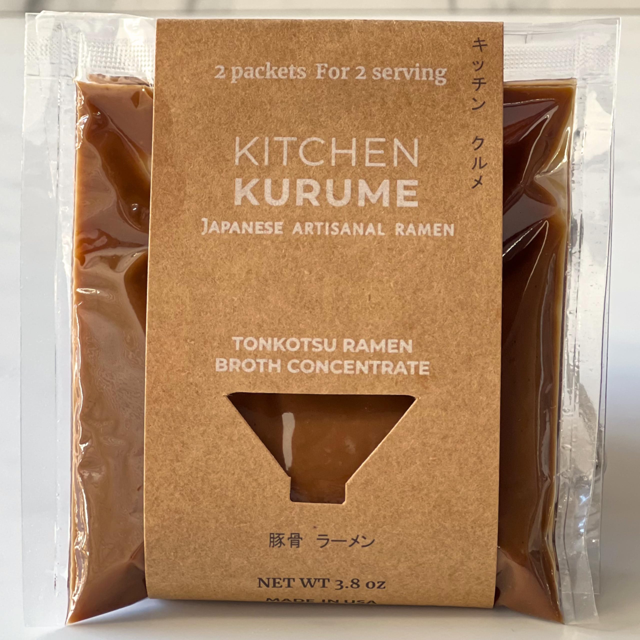 Kitchen Kurume® Japanese Ramen Broth Variety Pack, Tonkotsu (Pack of 6) & Miso Soup Base (Pack of 4), 17.4 Fl Oz, Made in USA, No MSG, No Preservatives