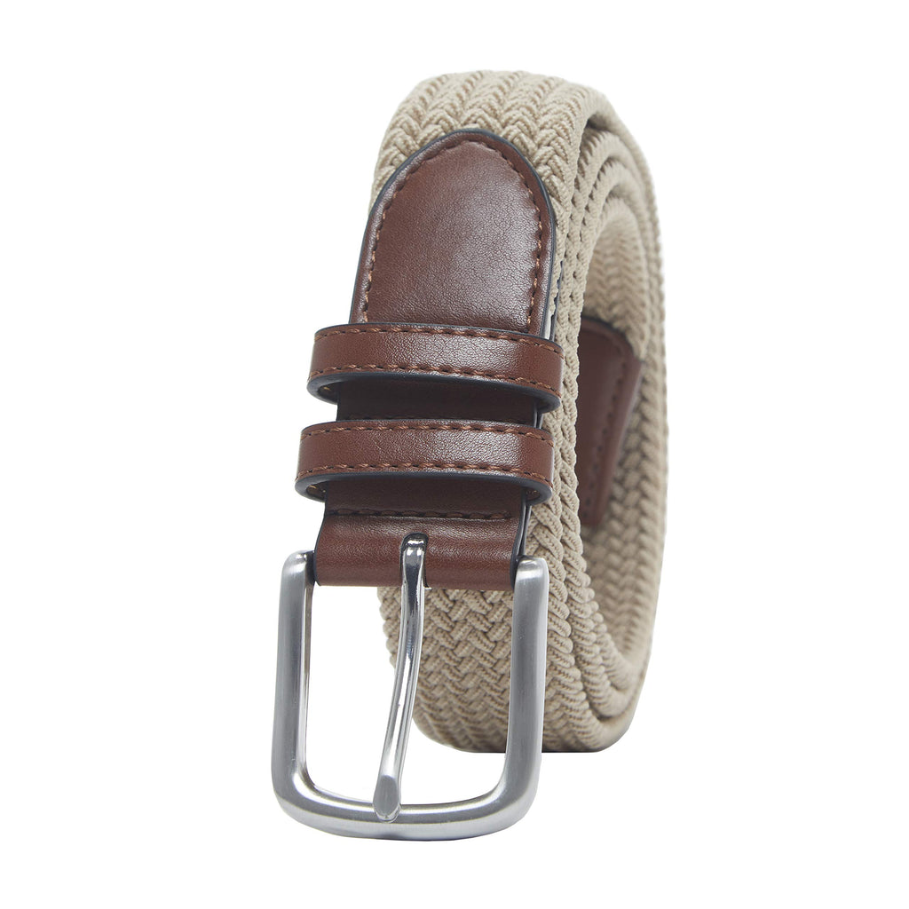 Amazon Essentials Men's Stretch Woven Braid Belt for Jeans