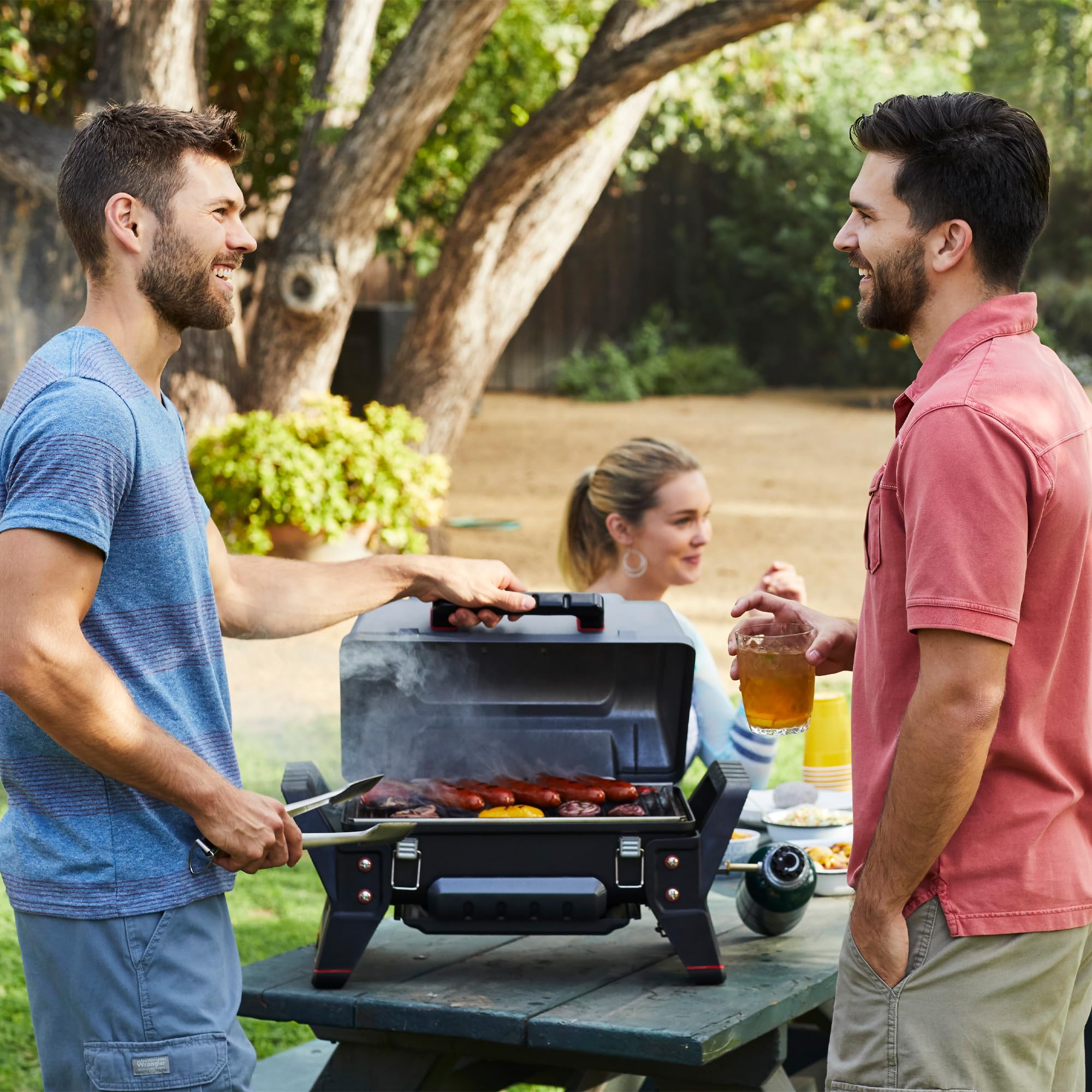 Charbroil Grill2Go X200 Portable Gas Grill, Dark Grey - 25409200