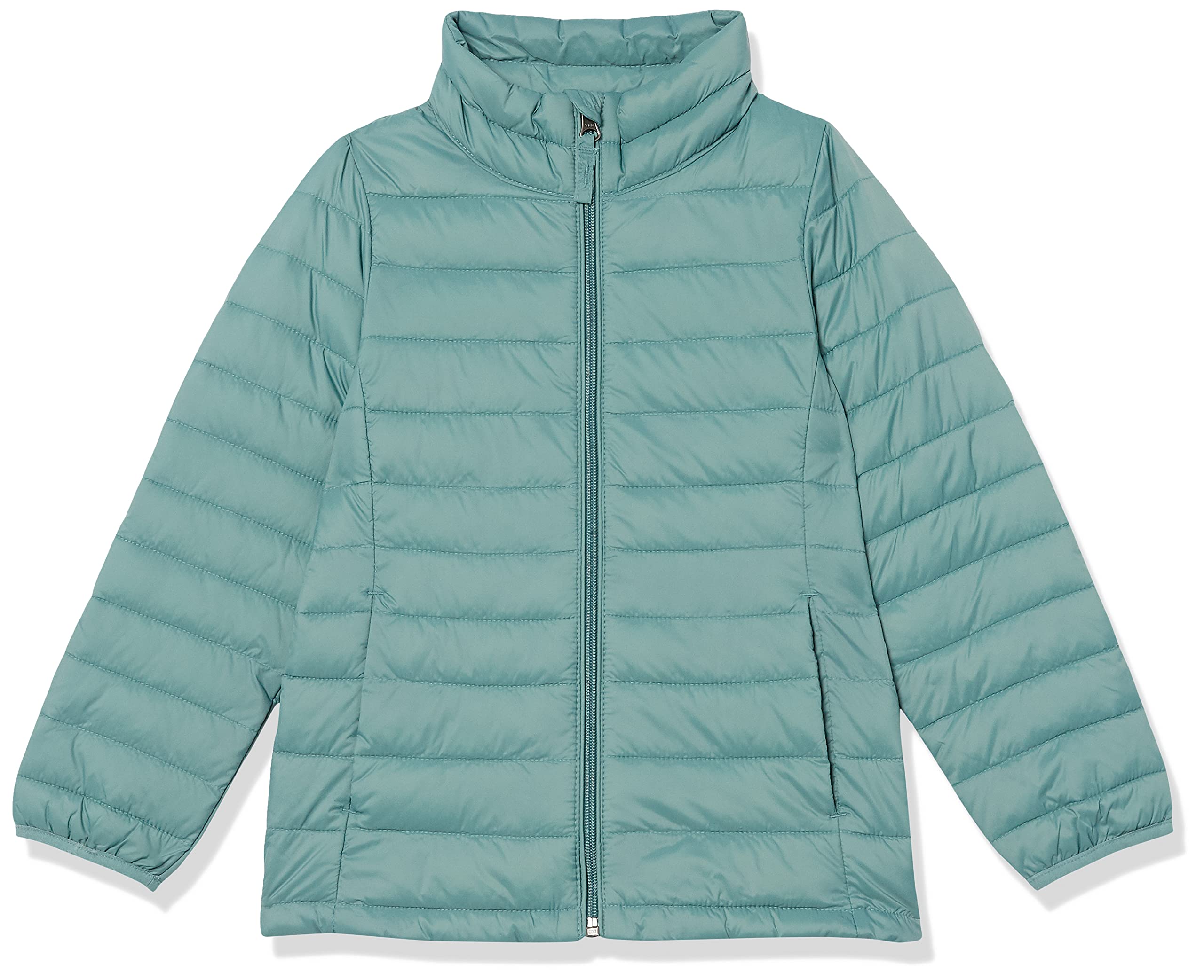 Amazon Essentials girls Light-weight Water-resistant Packable Mock Puffer Jackets