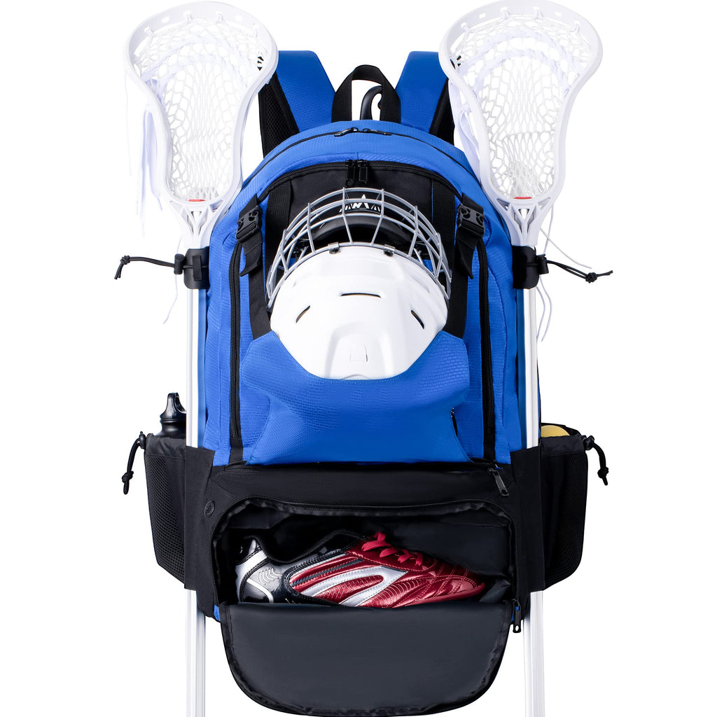 GoHimal Lacrosse Bag Extra Large Lacrosse Backpack with Tow Stick Holder