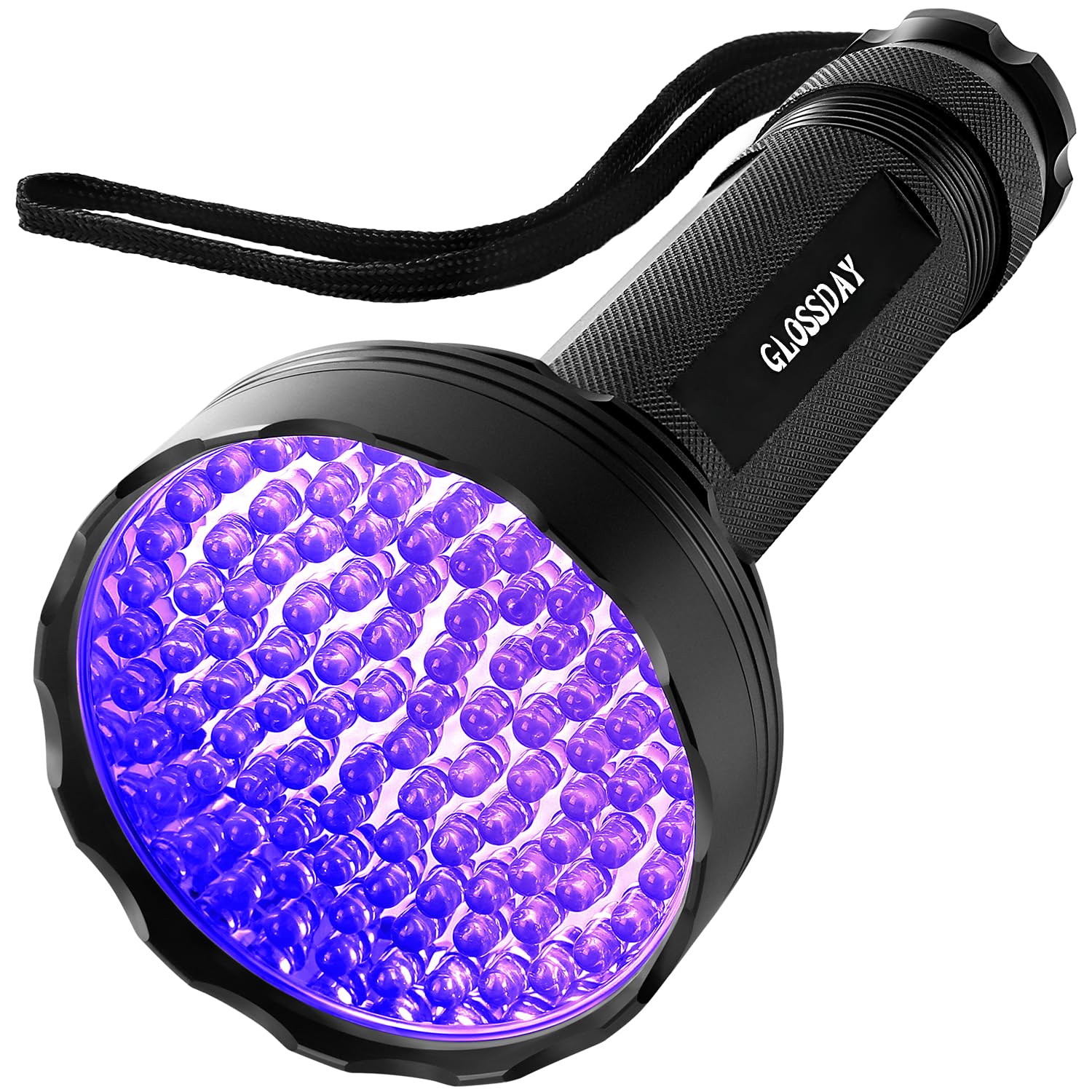 GLOSSDAY Blacklight Flashlight 68 LED UV Flash Light,Ultraviolet Flashlight Black Light Professional Pet Urine Detector for Dog/Cat Urine,Pet Stains,Hunting Scorpions