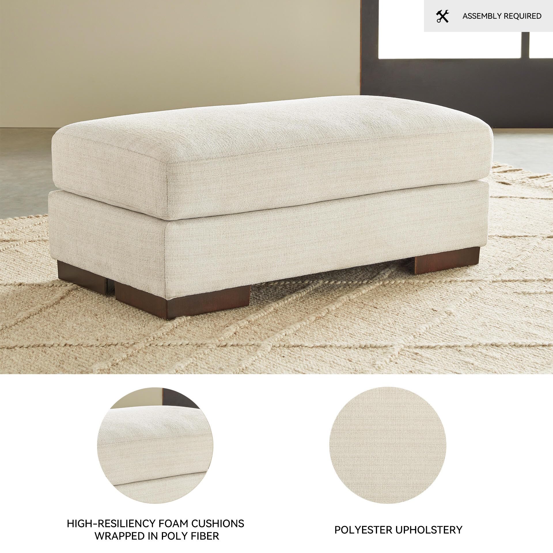 Signature Design by Ashley Bolsena Contemporary Leather Match Loveseat, Dark Brown