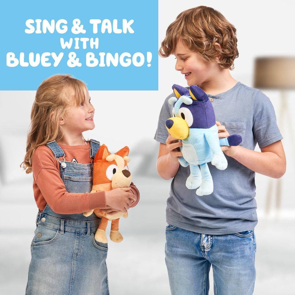 Bluey 17143 SFX, Feature, Interactive, Talking, 13" Plush, 17137