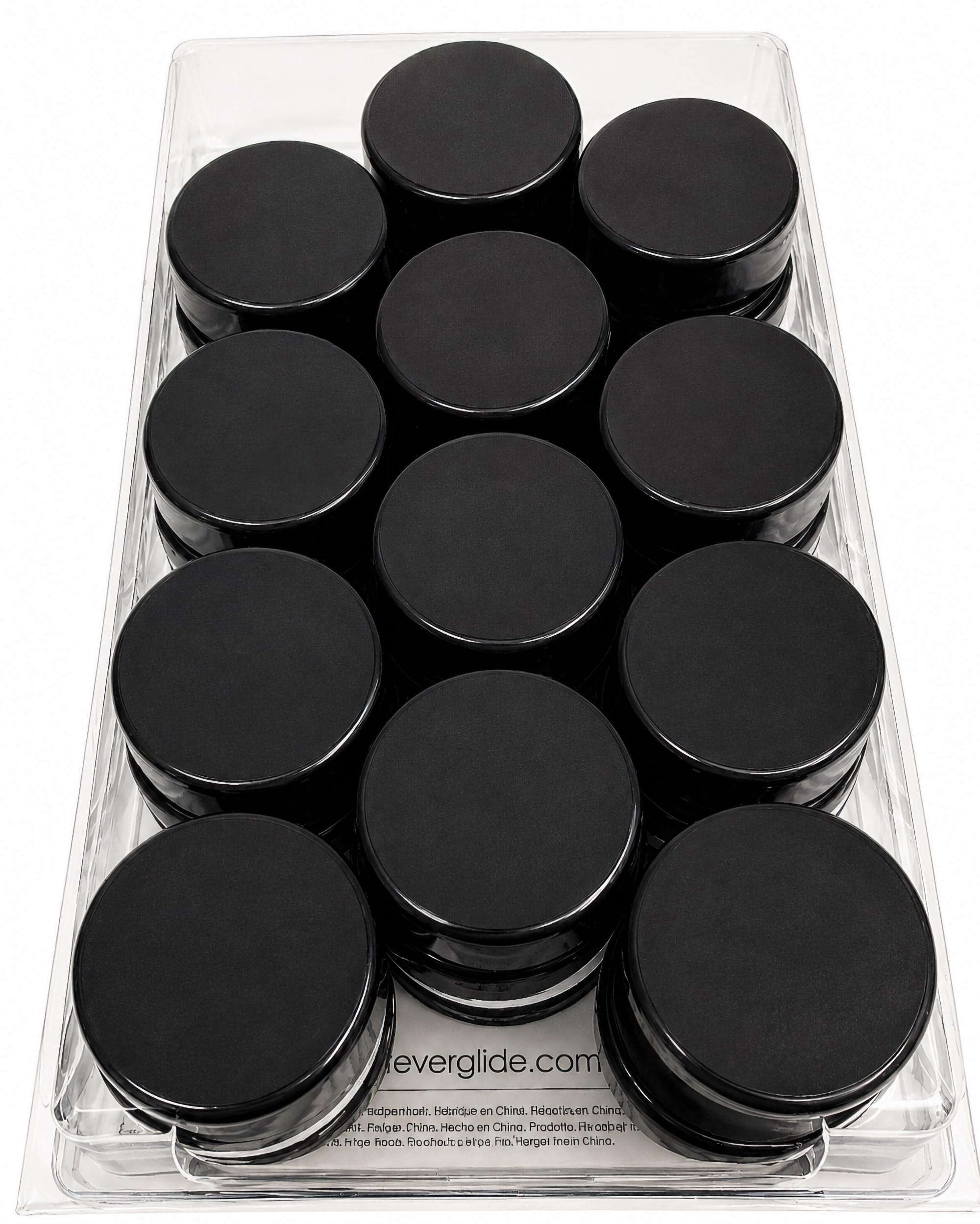Forever Glides Wrought Iron Patio Furniture Feet Cap Glides and Outdoor Table and Chair Leg Floor Protector Pads - 1.5 Inch - 24-Pack - Black