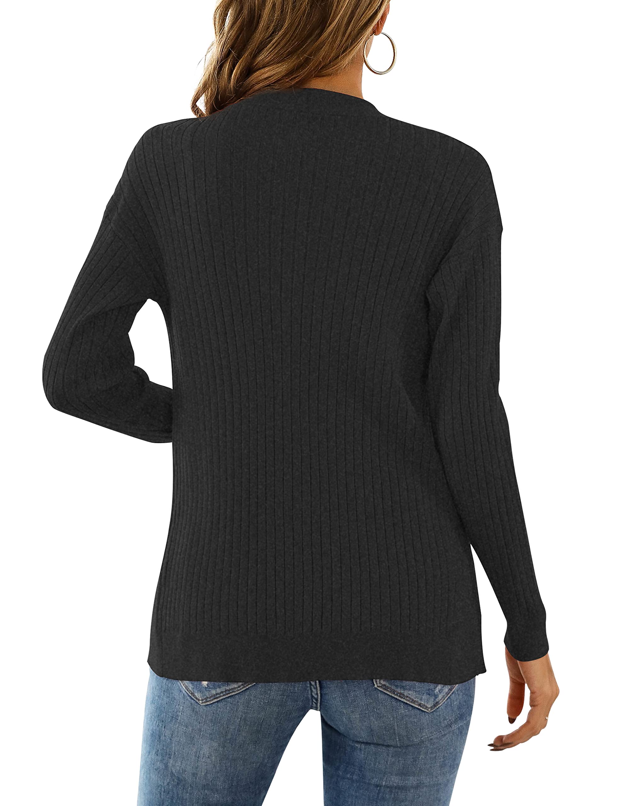 LIENRIDY Women's Knit Cardigan Long Sleeve Button Down Sweater Lightweight Cardigans, S-XL