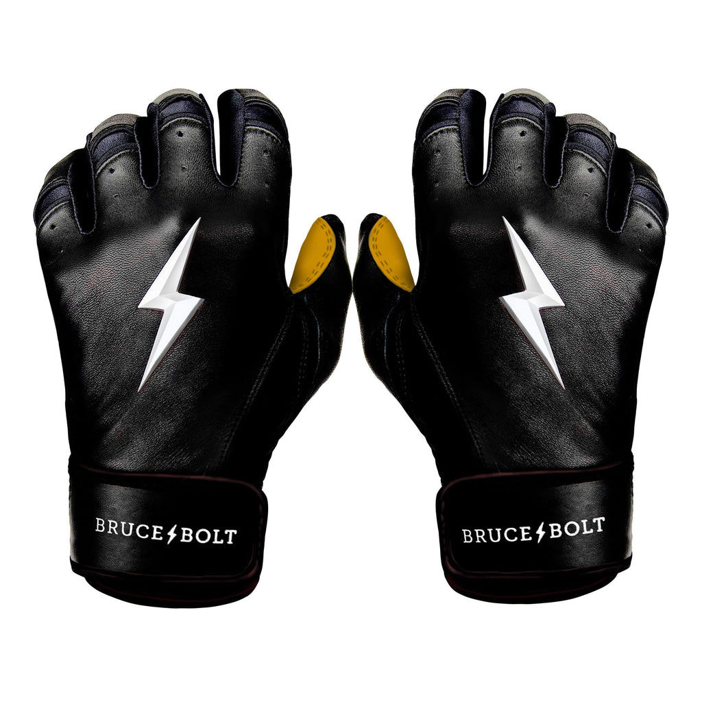 BRUCE BOLT Original Series Short Cuff Batting Gloves - Classic Edition - Adult & Youth Sizes