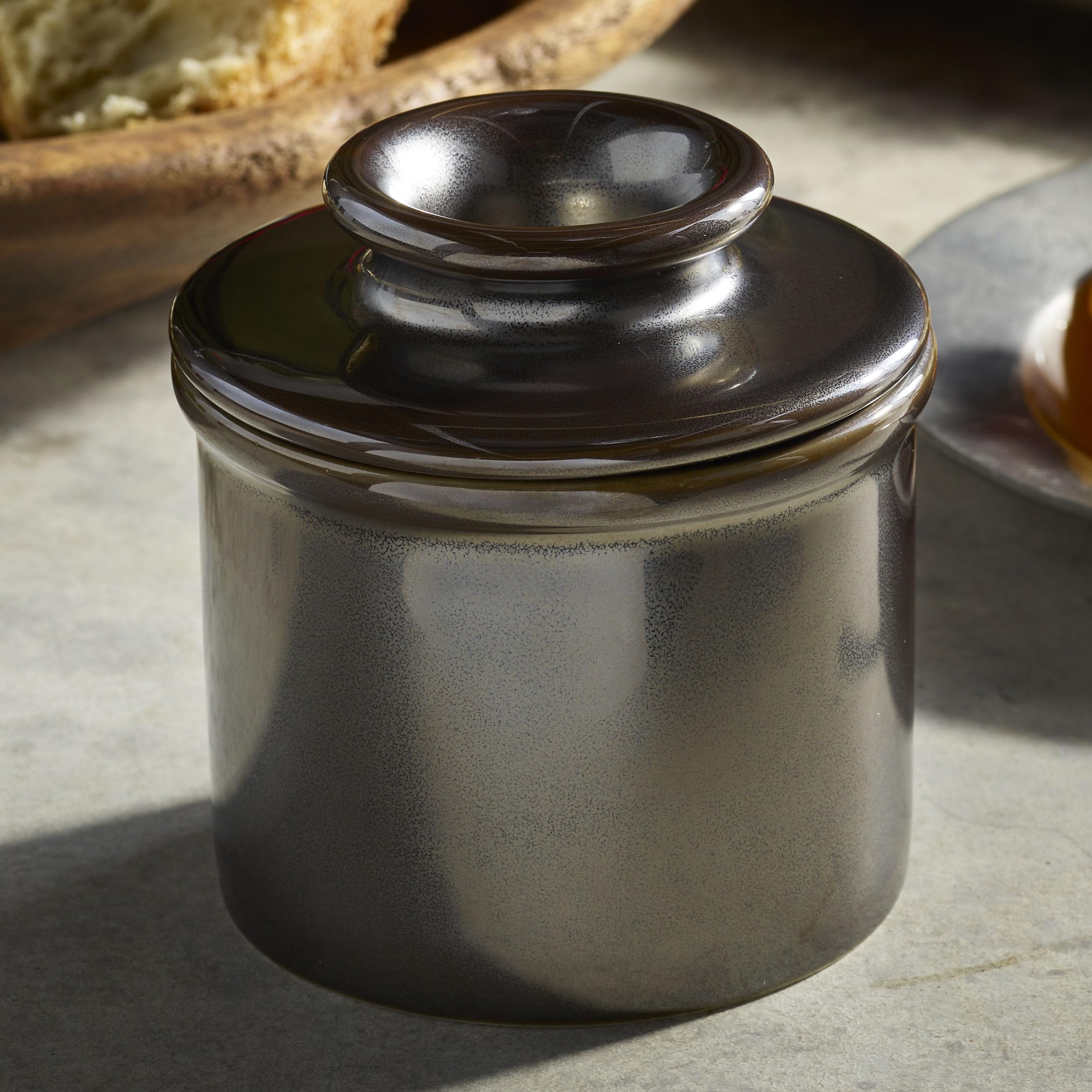 Butter Bell - The Original Butter Bell Crock by L. Tremain, a Countertop French Ceramic Butter Dish Keeper for Spreadable Butter, French Ceramic Butter Dish Keeper, Specialty (Ivory Matte)