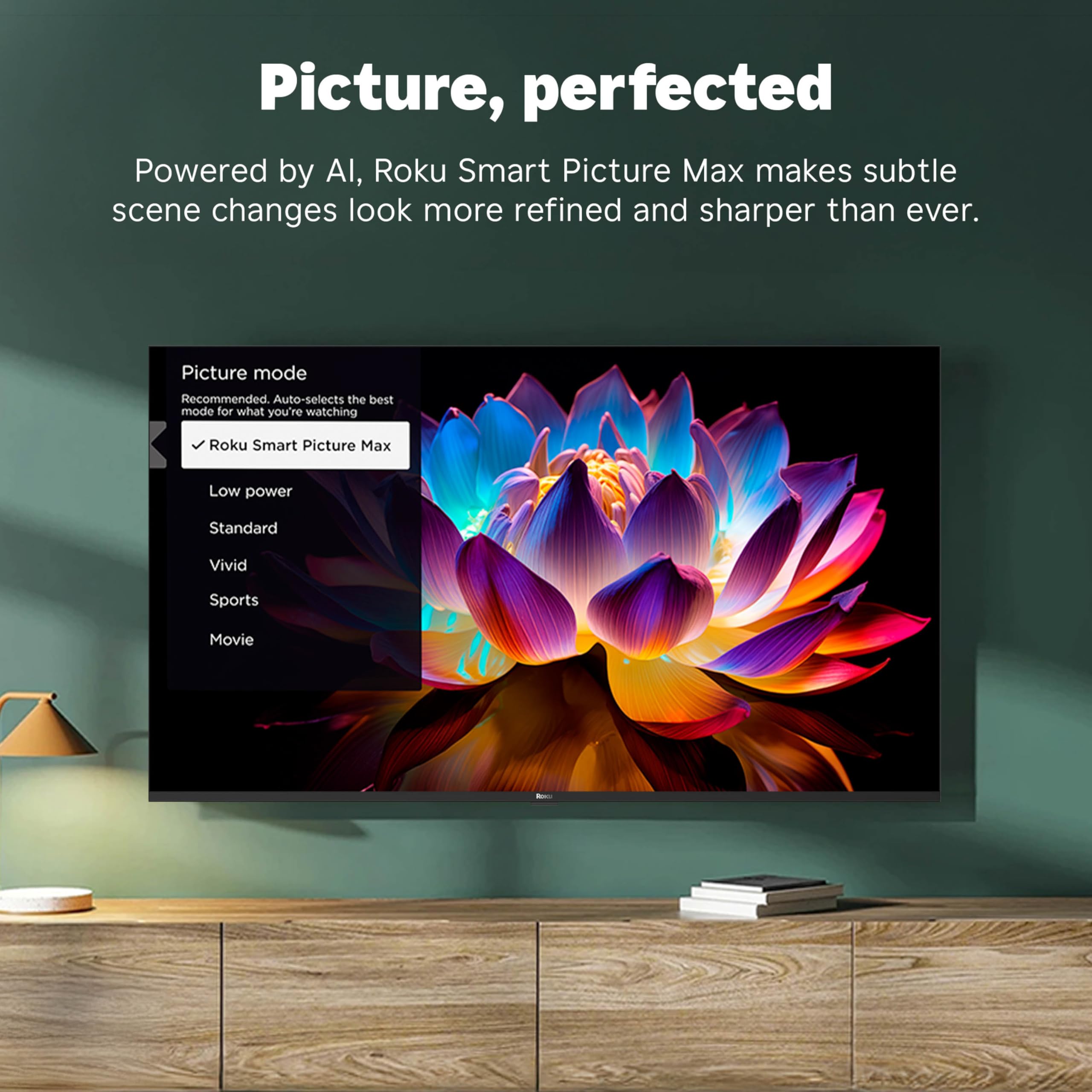 Roku Smart TV – 55-Inch Plus Series, Mini-LED TV – RokuTV with Enhanced Voice Remote – Flat Screen 4K QLED Television with Dolby Vision & Wi-Fi for Streaming Live Local News, Sports