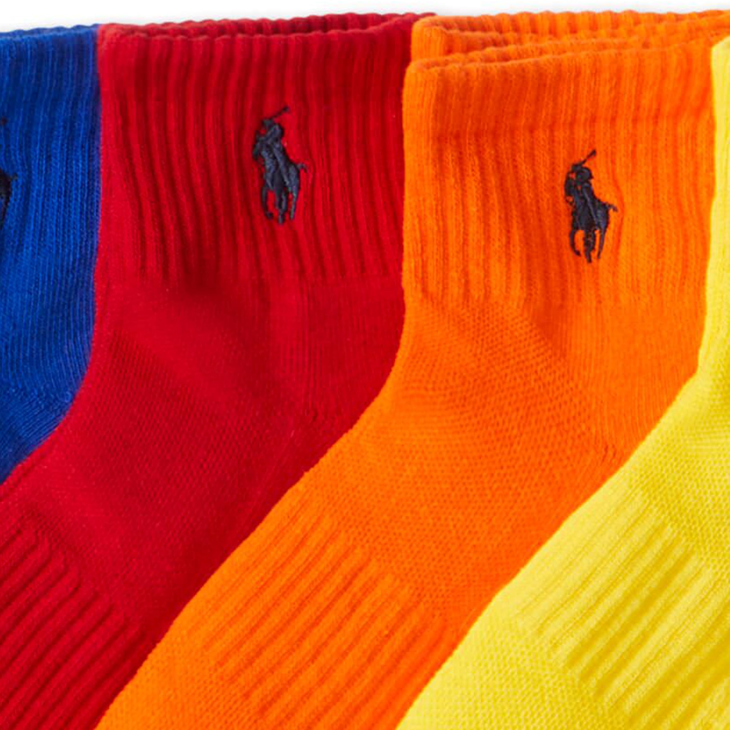 POLO RALPH LAUREN Men's Performance Cotton Quarter Socks
