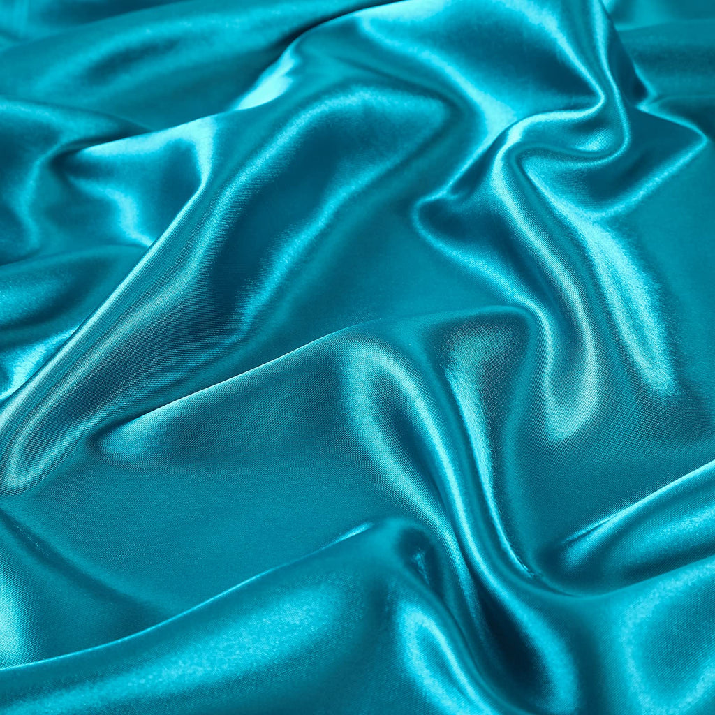 AWAYTR 35” Large Satin Square Head Scarf - 2Pcs Silk Like Floral Head Scarves Square Satin Hair Scarf Bandanas for Women