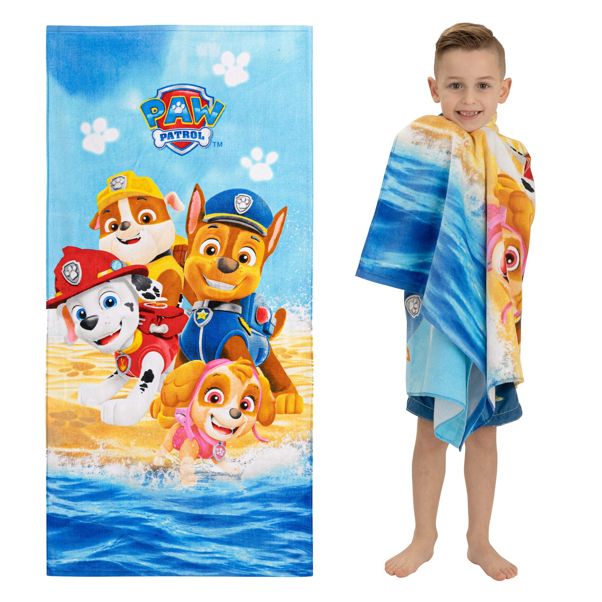 Barney Classic Kids Super Soft Cotton Bath/Pool/Beach Towel, 58 in x 28 in, (Offical Licensed Product) By Franco
