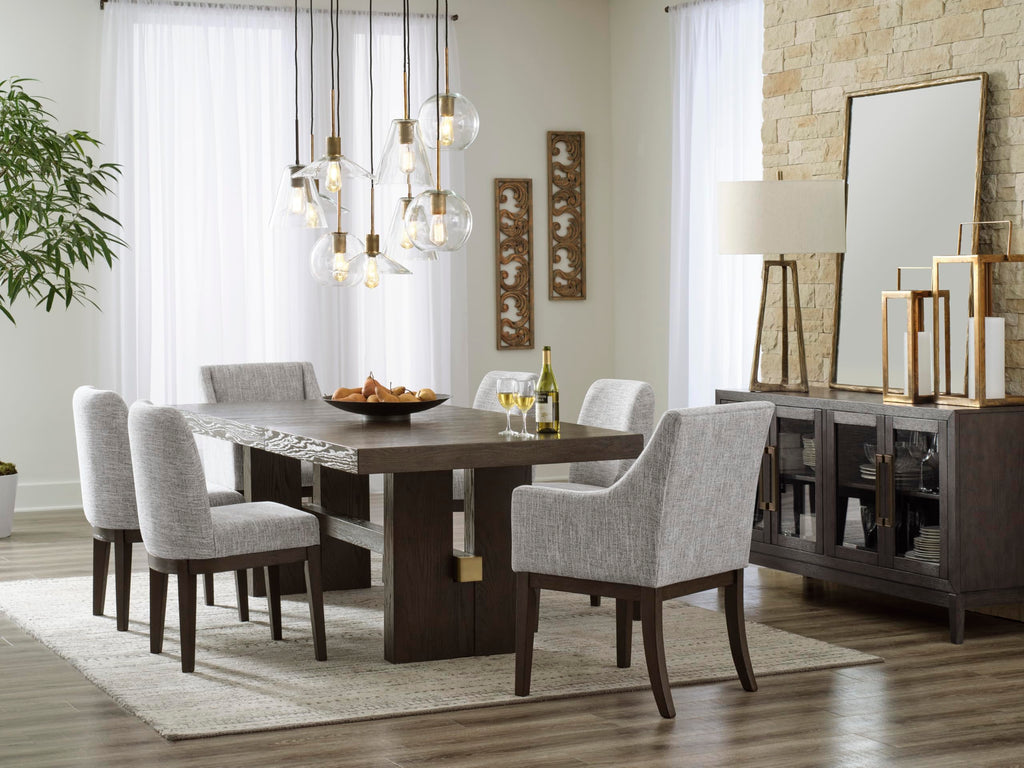 Signature Design by Ashley Chalanna Solid Wood Frame Dining Chair, Set of 2, White