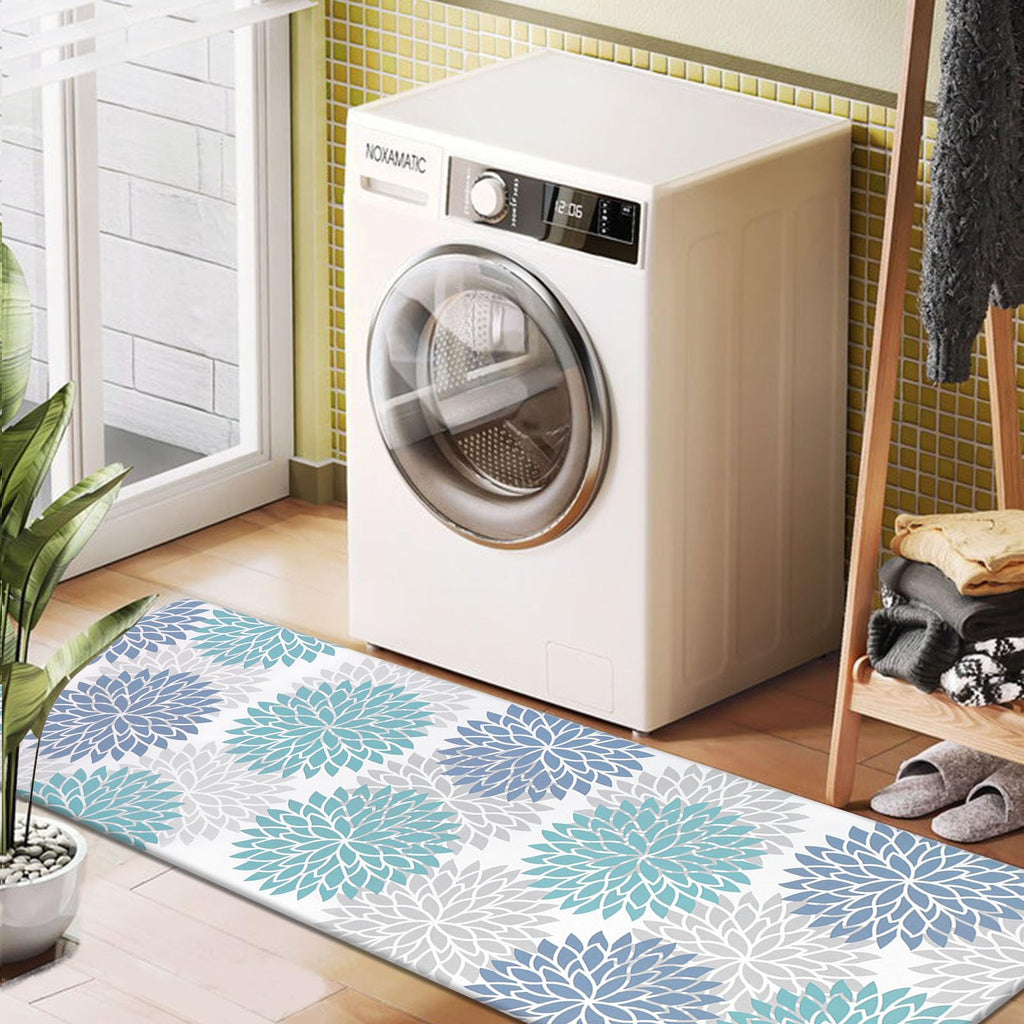HEBE Anti Fatigue Kitchen Rugs Sets of 2, Non Slip Kitchen Mats for Floor, Waterproof Cushioned Comfort Standing Carpet for Kitchen Sink, Home Office, Laundry Room