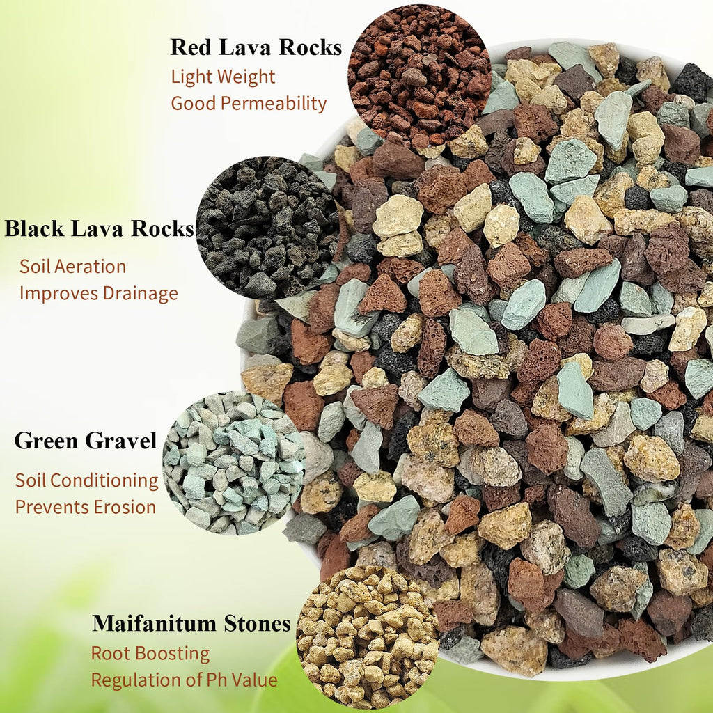 FANTIAN 2 lbs Red Lava Rocks for Plants,1/4 Inch Crush Volcanic Rock Gravel Potting Mix for Succulent Cactus Bonsai Aquarium Fire Pits and Garden Landscaping