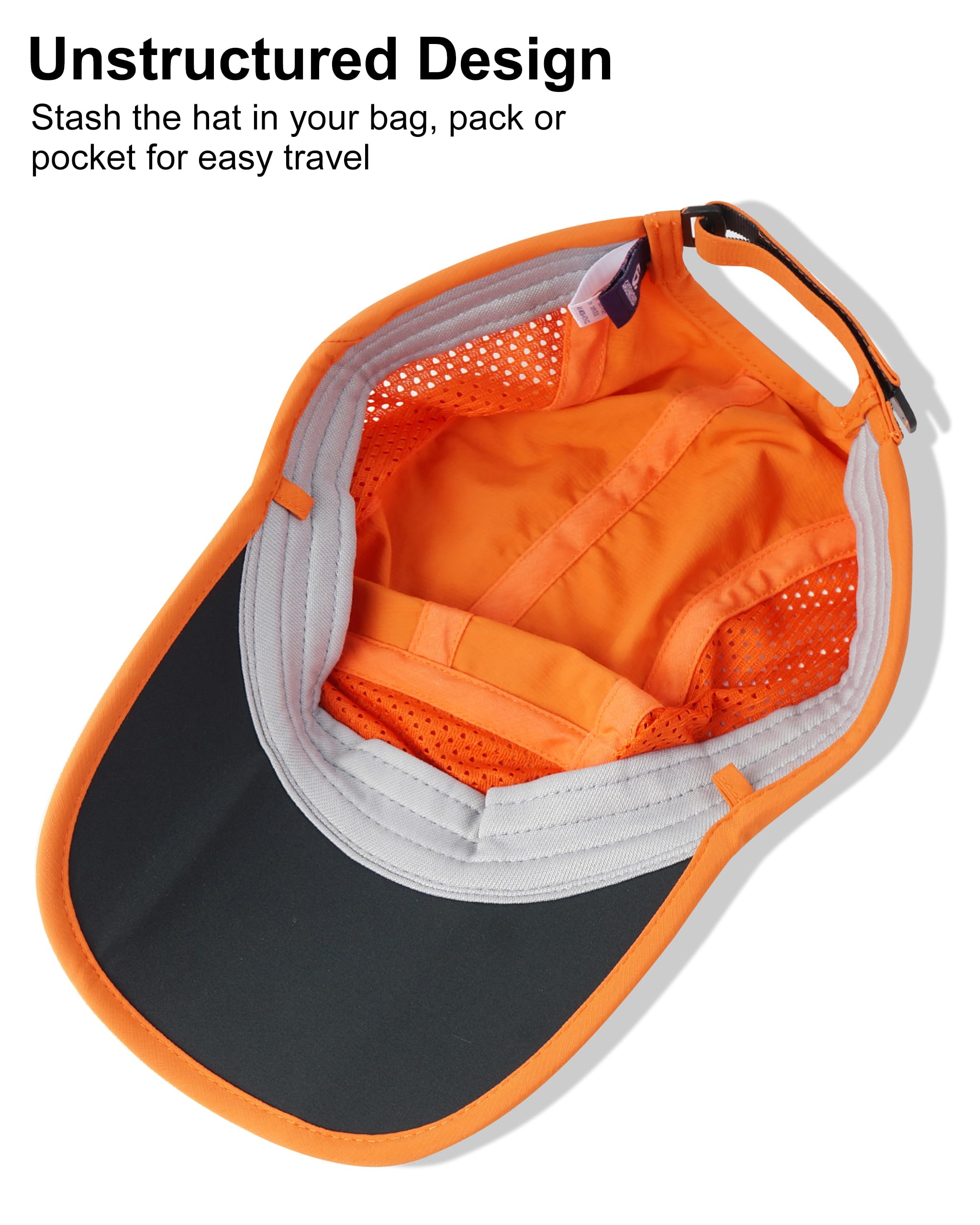 GADIEMKENSD Mens Folding Outdoor Hat Long Brim UPF 50+ Sun Protection