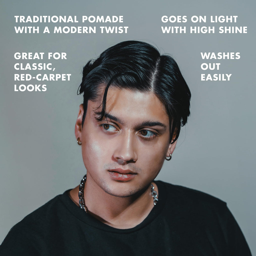 Hanz de Fuko Heavymade – Premium Men’s Hair Styling Pomade for an Extreme Hold, High Shine Finish – Water-Based, Humidity-Resistant Styler for Achieving Various Hairstyles – 2 oz, Travel Size