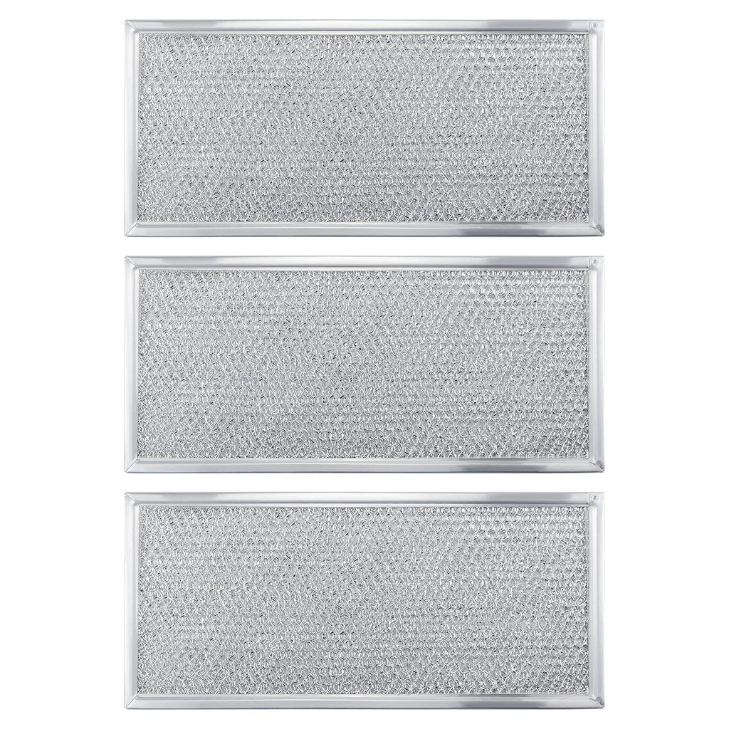 2026 Upgraded W10208631A Microwaves Grease Filter Approx. 13" x 6" by Beaquicy - Replacement for Whirlpool GE Microwaves - Pack of 2
