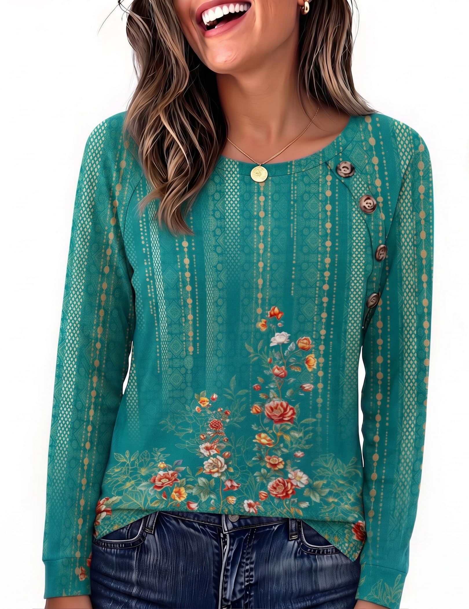 Zeagoo Womens Long Sleeve Tshirts Casual Tunic Tops Work Fashion Cute Sweaters Fall Outfits 2026 Dressy Blouse
