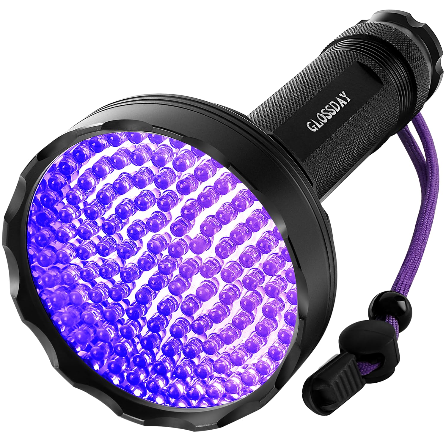 GLOSSDAY Blacklight Flashlight 68 LED UV Flash Light,Ultraviolet Flashlight Black Light Professional Pet Urine Detector for Dog/Cat Urine,Pet Stains,Hunting Scorpions