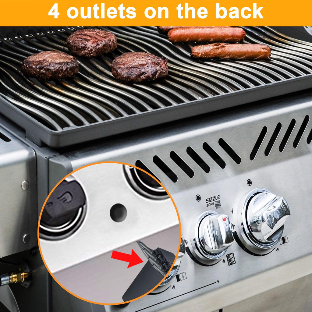 GasSaf Spark Generator 1 Outlet Push Button Electronic Igniter Ignitor Gas Grill Replacement for Broil King, Broil-Mate, Sterling, Jackson, Napoleon, Silver Chef, BBQ Pro, BBQ Tek and Others