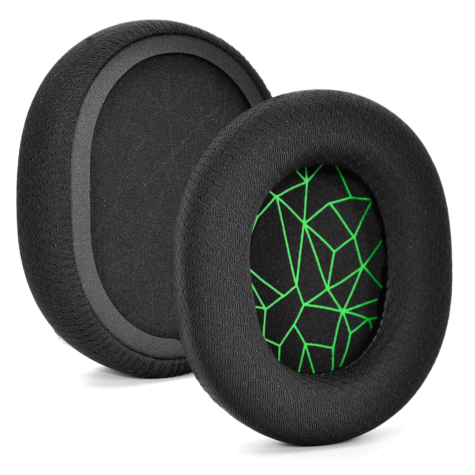 Arctis 3/5 / 7/9 Replacement Black Fabric Ear Pads Cushion Compatible with SteelSeries Arctis 3 / Arctis 5 / Arctis 7 Arctis 9 / Arctis 1 / Arctis pro Lossless Wireless Gaming Headset Headphone