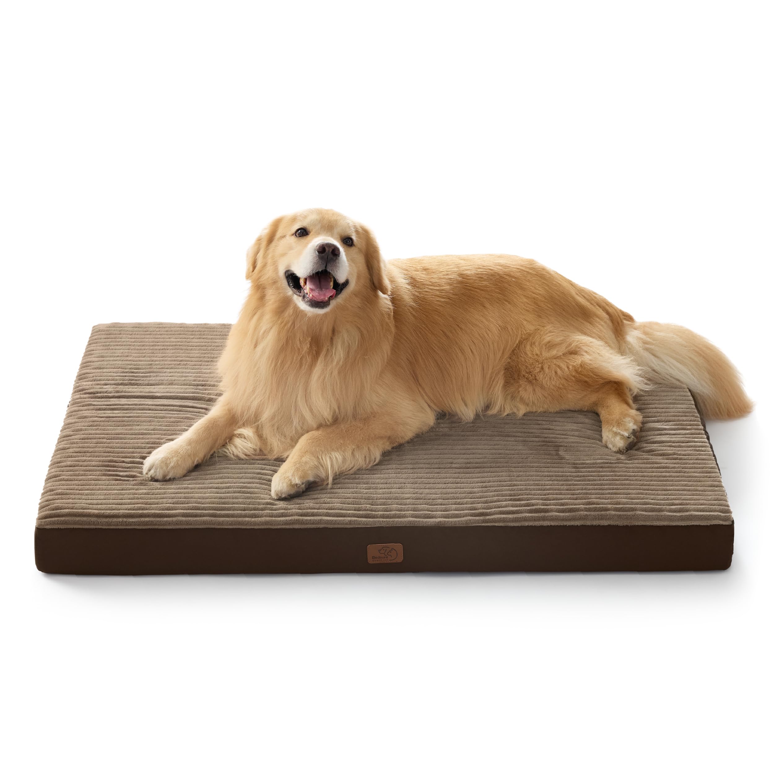 Bedsure ComfyFleece Dog Bed for Small Dogs - Orthopedic Pet Beds with Removable Washable Cover, NOT Waterproof Egg Crate Foam Puppy Mat, Suitable for Pet Up to 20 lbs, 23"x17"x2.8", NOT for Chewers