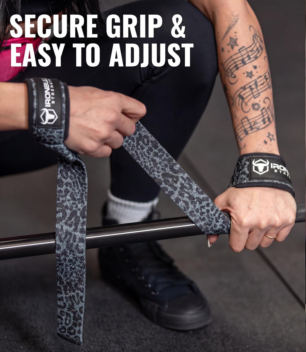 Lifting Wrist Straps for Weightlifting (1 Pair) – Padded Lifting Straps for Deadlifts, Powerlifting, Strength Training & Bodybuilding – Gym Straps for Men & Women