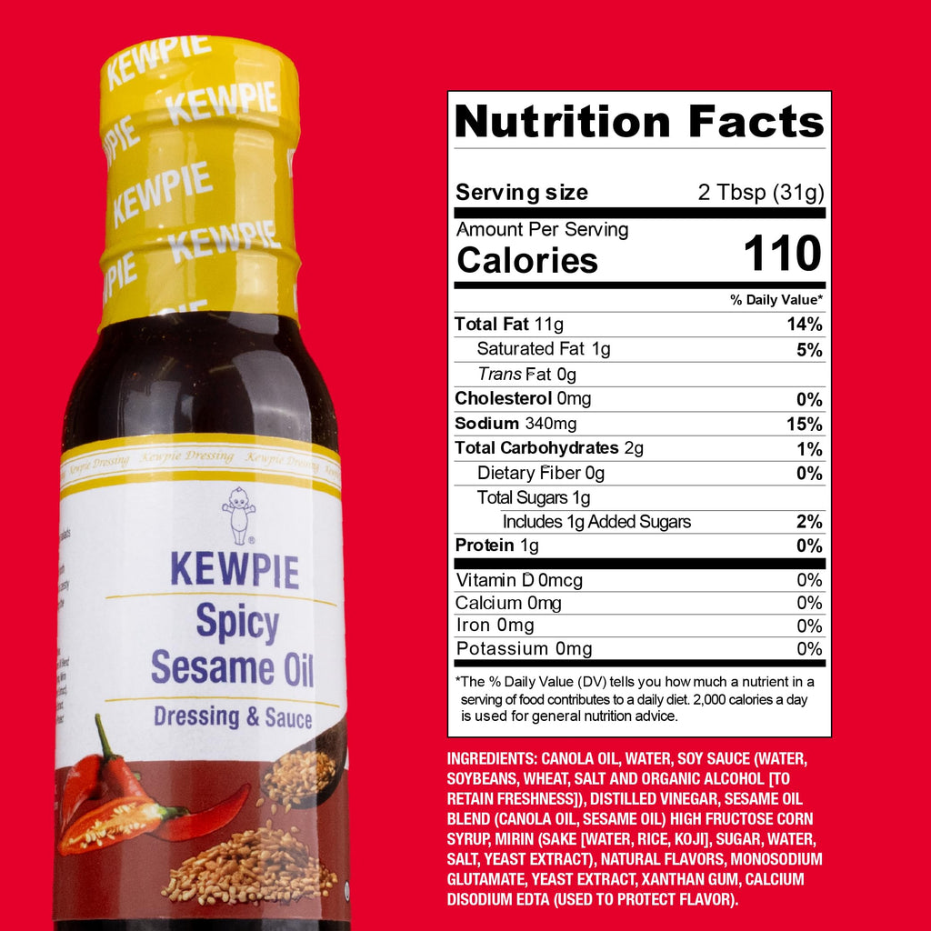 Kewpie Japanese Dressing Roasted Sesame 8 Oz.(Deep Roasted Sesame Dressing (Creamy), 8 Oz)