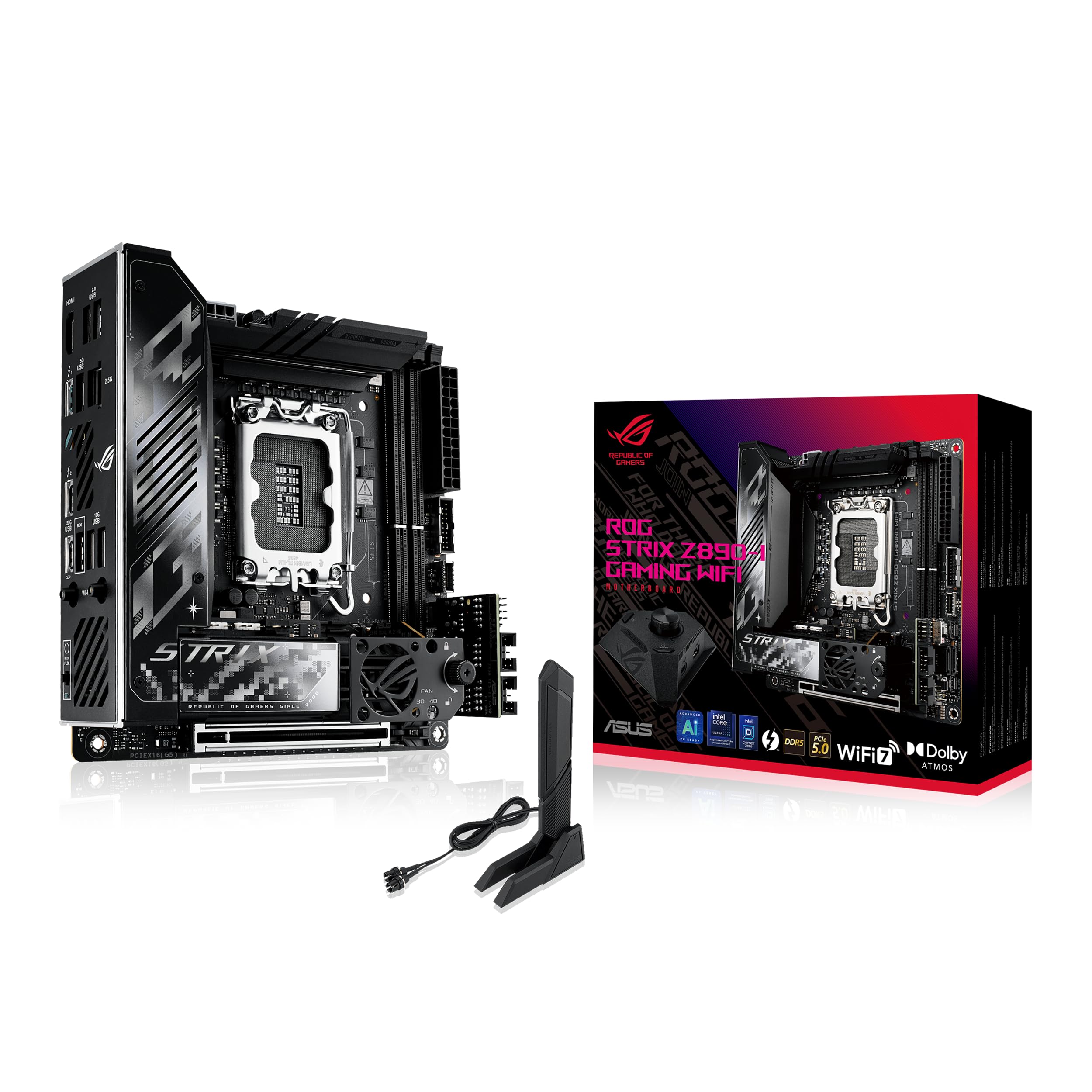 ASUS ROG Strix Z790-E Gaming WiFi 6E LGA 1700(Intel 14th,13th&12th Gen) ATX gaming motherboard(PCIe 5.0, DDR5,18+1 power stages,2.5 Gb LAN,Thunderbolt 4,5xM.2, 1xPCIe 5.0 M.2,Front panel USB 3.2 port)